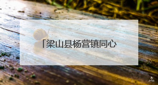 梁山县杨营镇同心村开展“我们的价值观·我们的中国梦”百姓宣讲活动