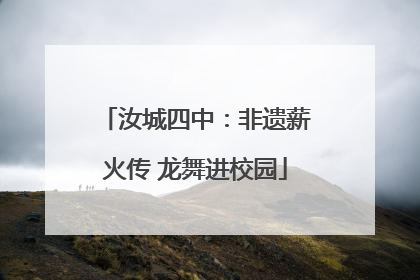 汝城四中：非遗薪火传 龙舞进校园