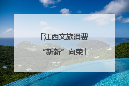 江西文旅消费“新新”向荣