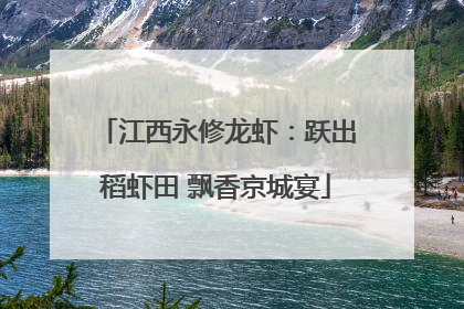 江西永修龙虾：跃出稻虾田 飘香京城宴