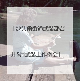 沙头角街道武装部召开5月武装工作例会