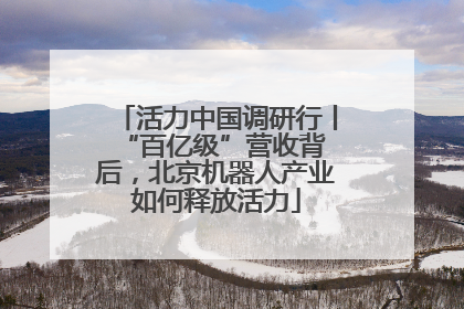 活力中国调研行丨 “百亿级”营收背后，北京机器人产业如何释放活力