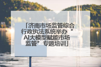 济南市场监管综合行政执法系统举办“AI大模型赋能市场监管”专题培训