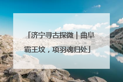 济宁寻古探微｜曲阜霸王坟，项羽魂归处