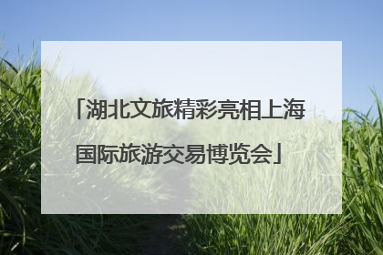 湖北文旅精彩亮相上海国际旅游交易博览会