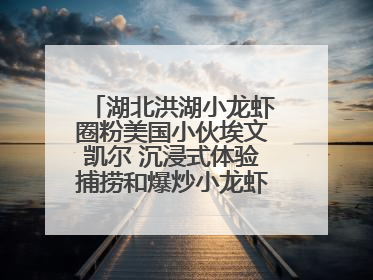 湖北洪湖小龙虾圈粉美国小伙埃文凯尔 沉浸式体验捕捞和爆炒小龙虾 最爱麻辣味