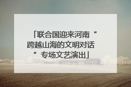 联合国迎来河南“跨越山海的文明对话”专场文艺演出