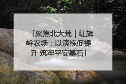 聚焦北大荒｜红旗岭农场：以演练促提升 筑牢平安基石
