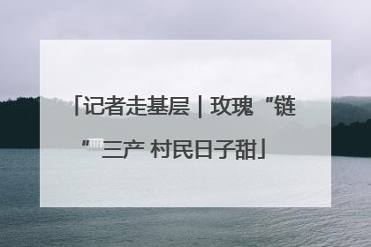 记者走基层｜玫瑰“链”三产 村民日子甜