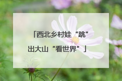 西北乡村娃“跳”出大山“看世界”