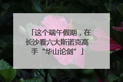 这个端午假期，在长沙看六大斯诺克高手“华山论剑”