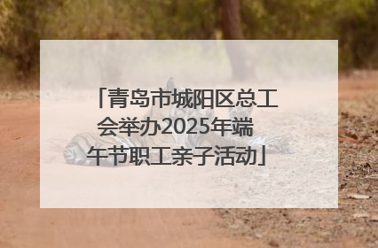 青岛市城阳区总工会举办2025年端午节职工亲子活动