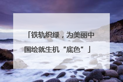铁轨织绿，为美丽中国绘就生机“底色”