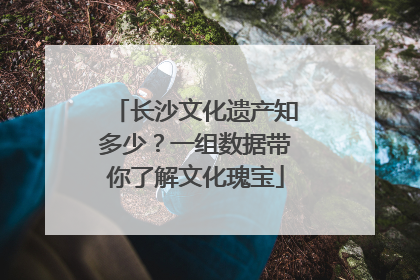 长沙文化遗产知多少？一组数据带你了解文化瑰宝
