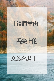 镇原羊肉：舌尖上的文旅名片