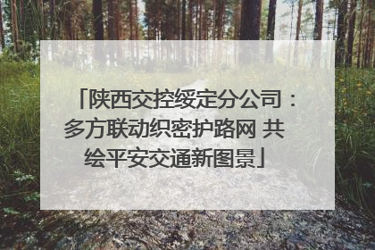 陕西交控绥定分公司：多方联动织密护路网 共绘平安交通新图景