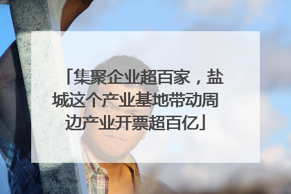 集聚企业超百家，盐城这个产业基地带动周边产业开票超百亿