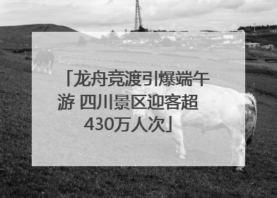 龙舟竞渡引爆端午游 四川景区迎客超430万人次
